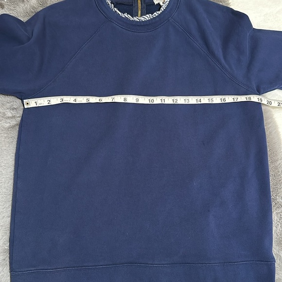 J. Crew Woven Large ruffleneck pullover sweatshirt - Picture 9 of 10